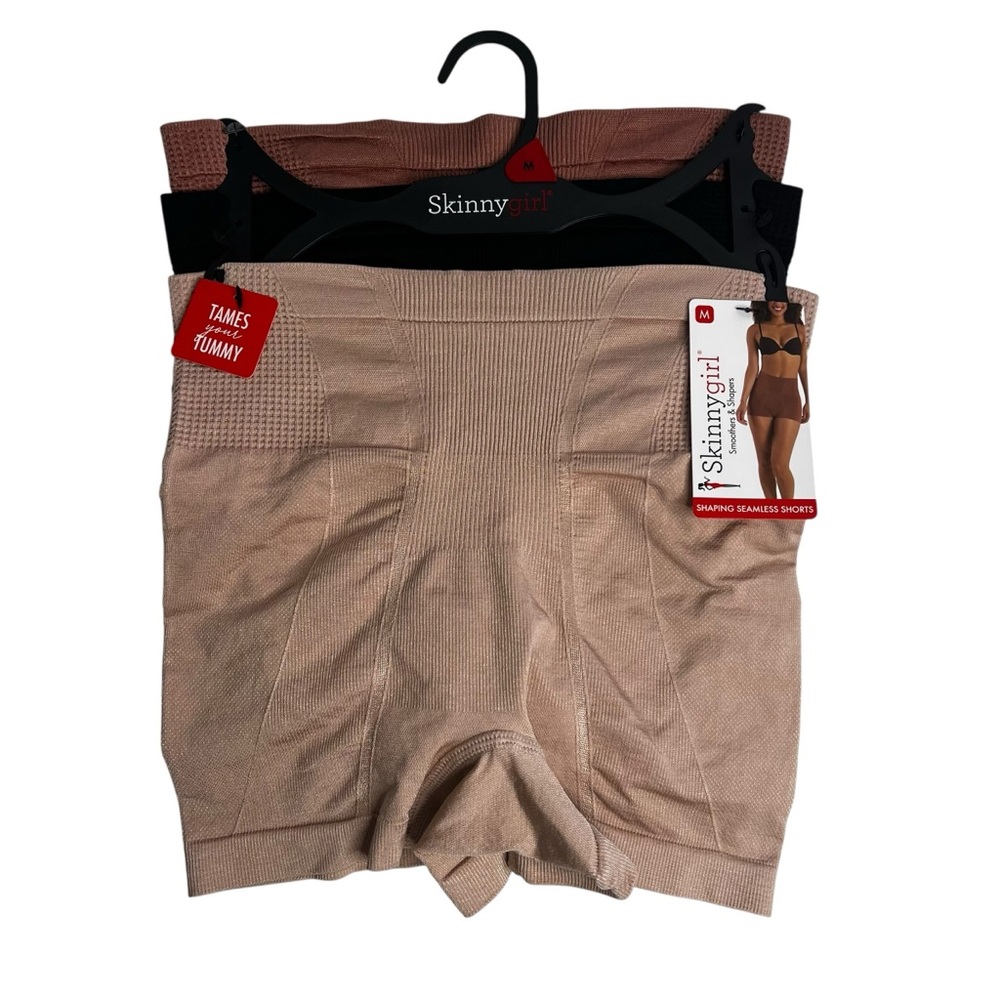 SKINNYGIRL Women’s Shaping Seamless Shorts Sz Medium Lot/3 Multi Colors Tagless